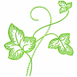 Flowers And Tree Embroidery Design 5